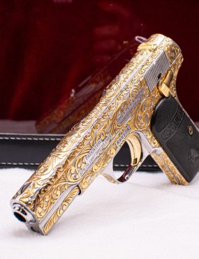 Glock 34 Gold Engraved